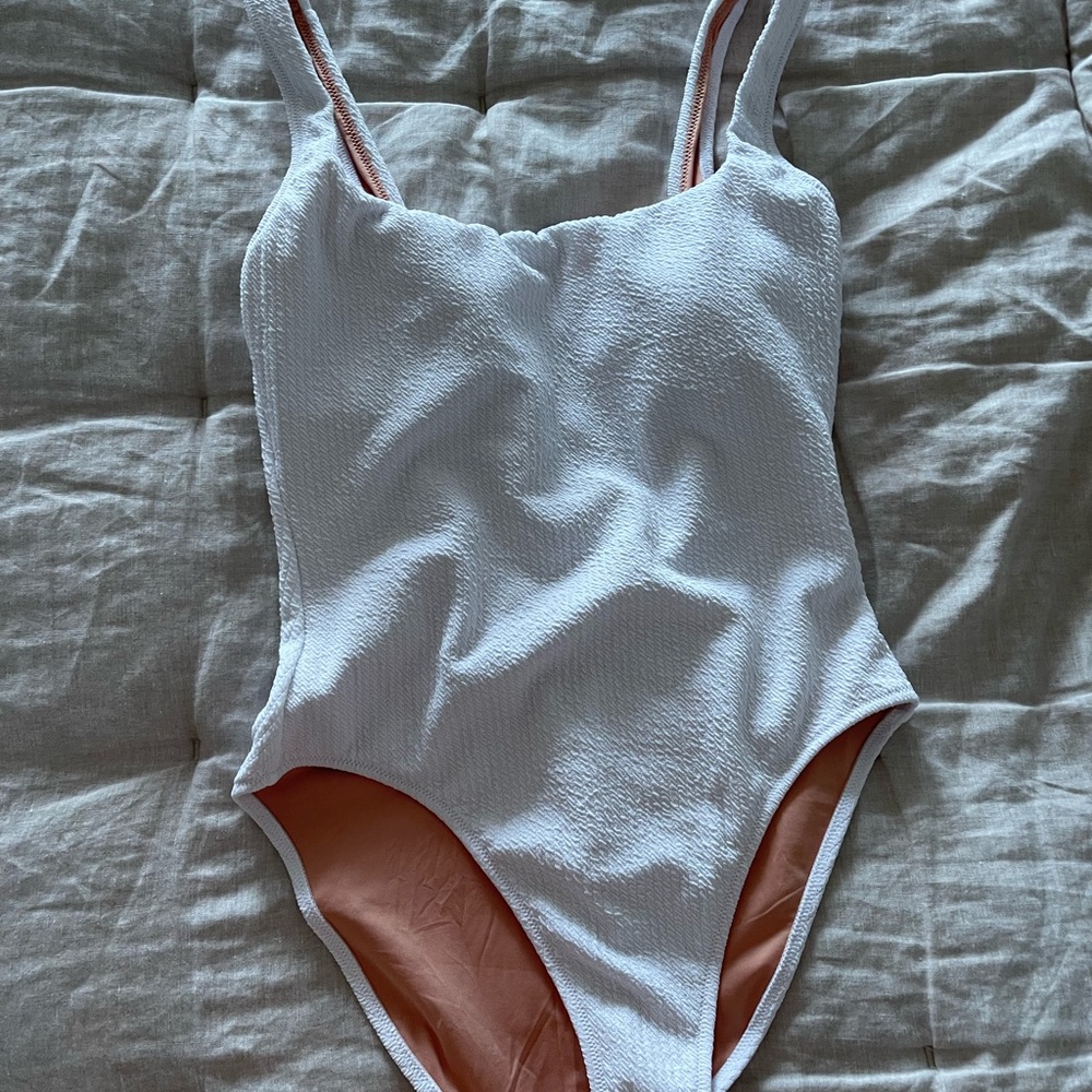 NWT J.Crew One Piece White Swimsuit